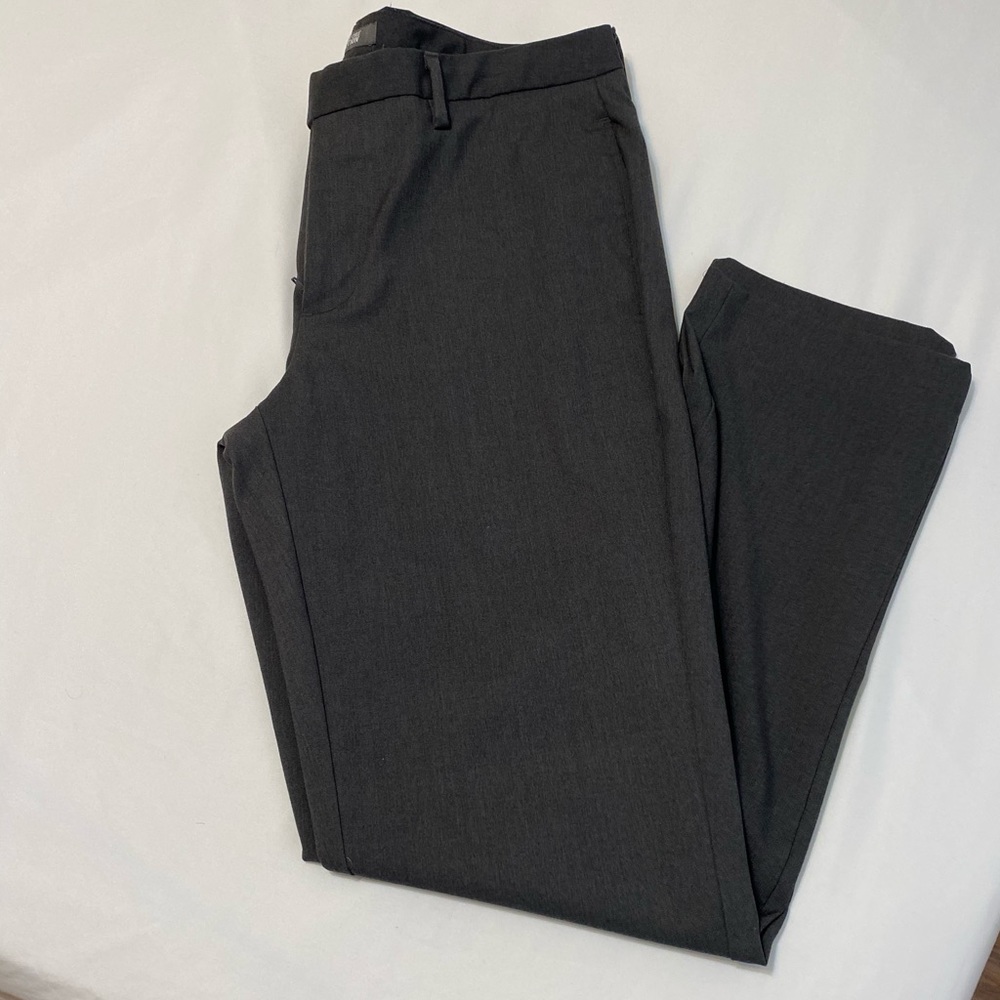 Men’s Gray Slim Fit Dress Pant by Kenneth Cole